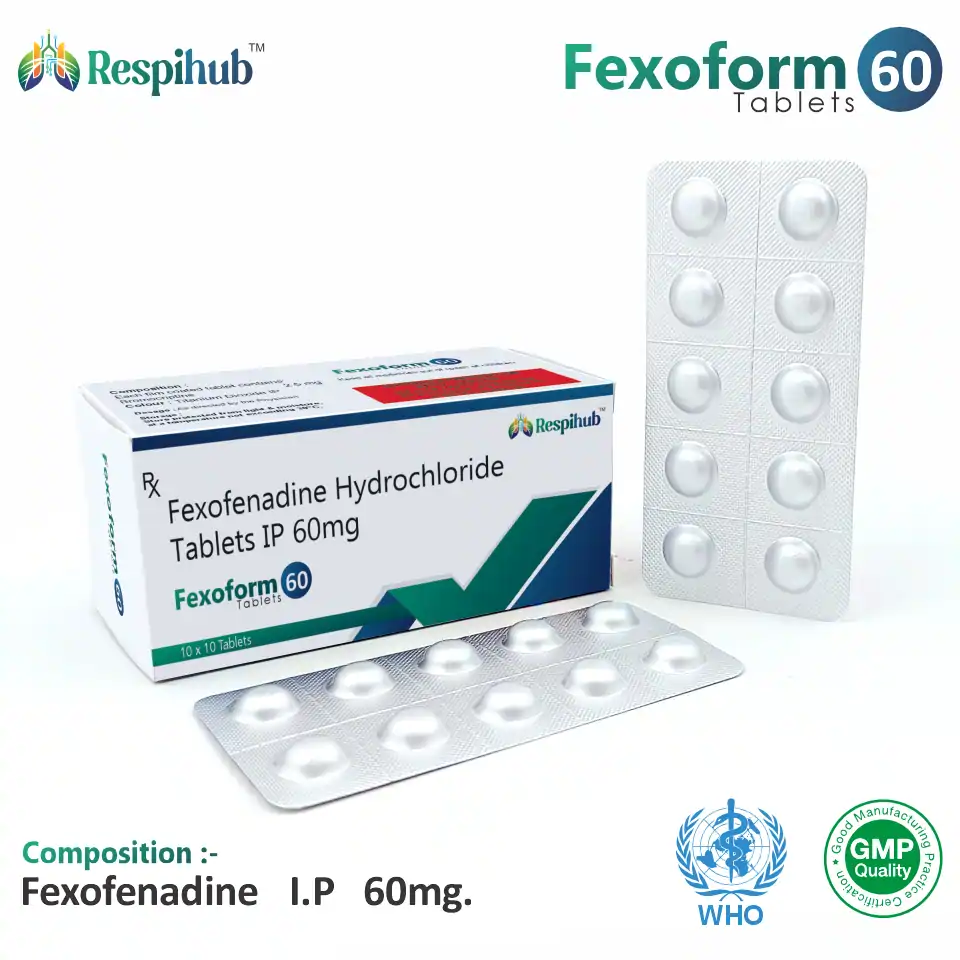 Fexofenadine 60mg Tablet Supplier India